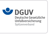 Logo DGUV - Spitzenverband der gewerblichen Berufsgenossenschaften und der Unfallversicherungstrger der ffentlichen Hand in Deutschland